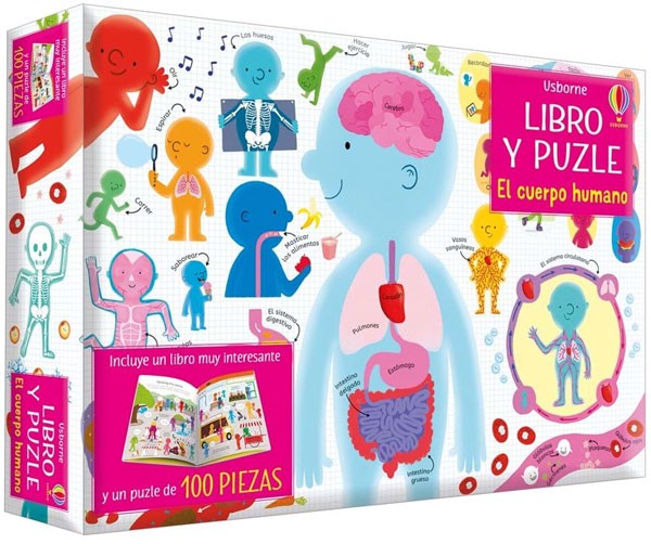 Libro y puzzle - El cuerpo humano