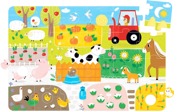 Puzzle Suuuper Size Farm Match Fun (34 piezas) 2+