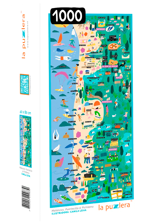 Puzzle mapa Matanzas/Puertecillo/Pichilemu