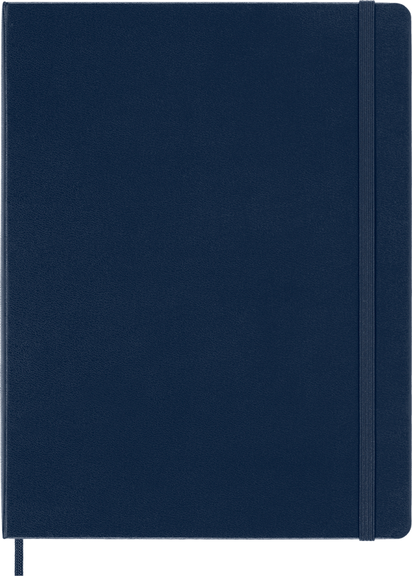 Cuaderno Clásico - Tapa dura - XL - Azul zafiro - Lisa