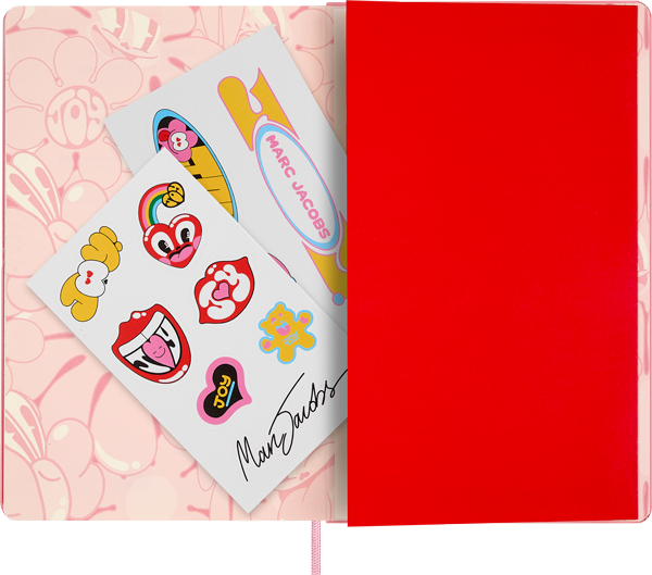 Cuaderno Ed. Limitada - Marc Jacob. Hattie Stewart - T. Dura - Large - Rosa - De rayas