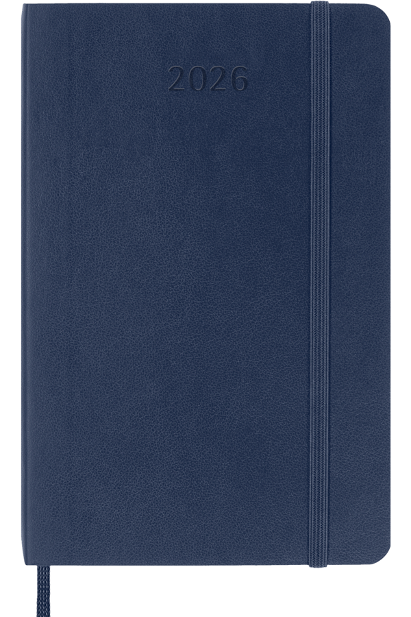Agenda 2026 - Semanal - Tapa blanda - Pocket - Azul zafiro