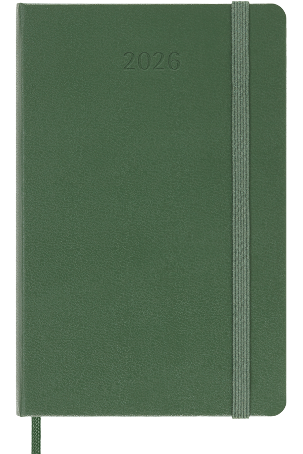 Agenda 2026 - Diaria - Tapa dura - Pocket - Verde mirto