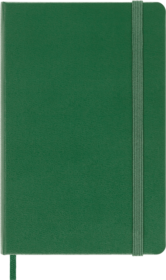 Cuaderno Clásico - Tapa dura - Pocket - Verde mirto - Lisa