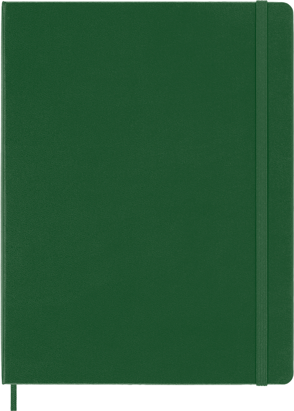 Cuaderno Clásico - Tapa dura - XL - Verde mirto - Lisa