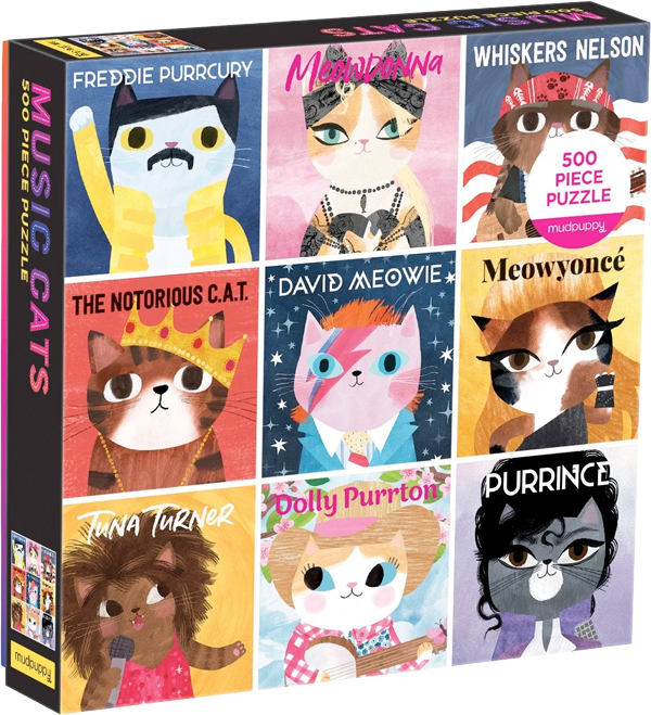 Puzzle Music Cats (500 piezas)