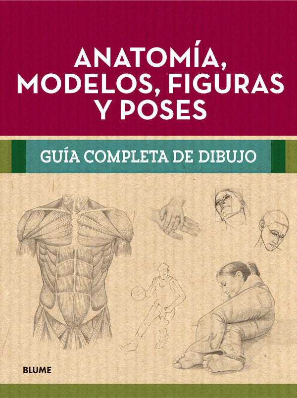 Guía completa de dibujo. Anatomía, modelos, figuras y poses