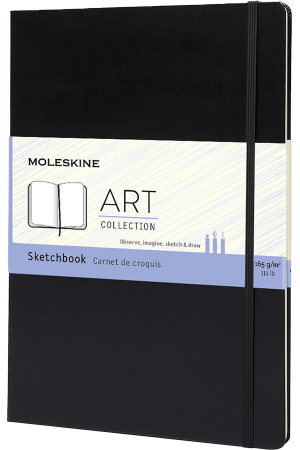 Cuaderno para dibujo - Tapa Dura - A4 - Negro