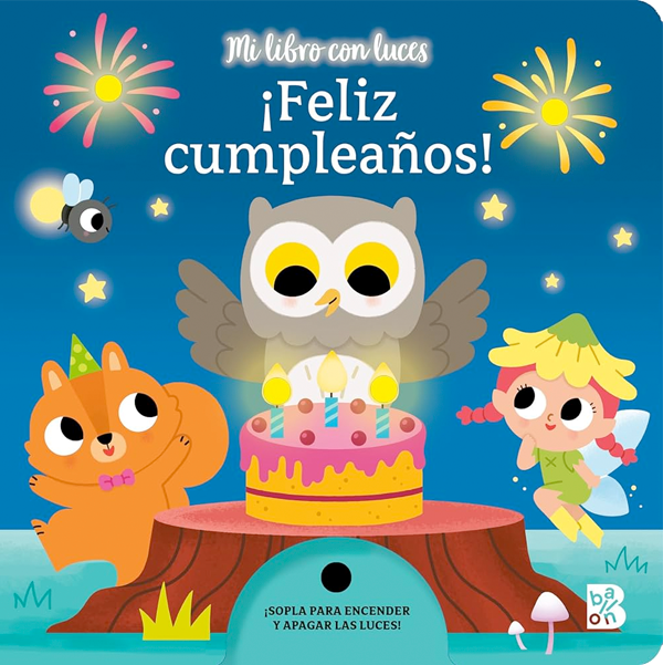 ¡Feliz cumpleaños! Mi primer libro con luces