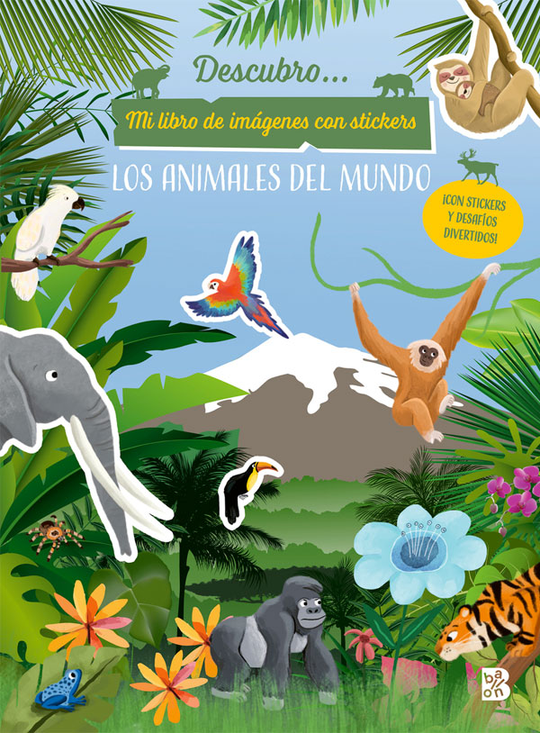 Descubro Los animales del mundo. Stickers