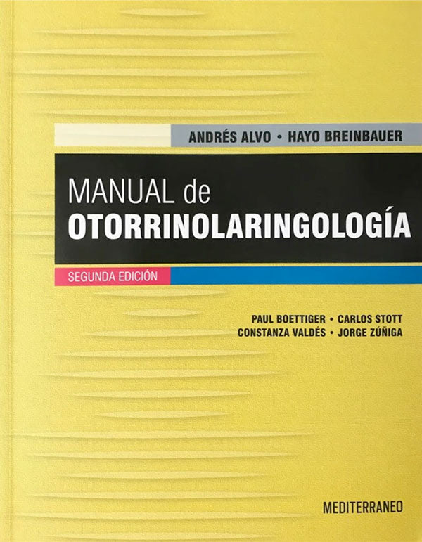 Manual de otorrinolaringología 2ª Ed.