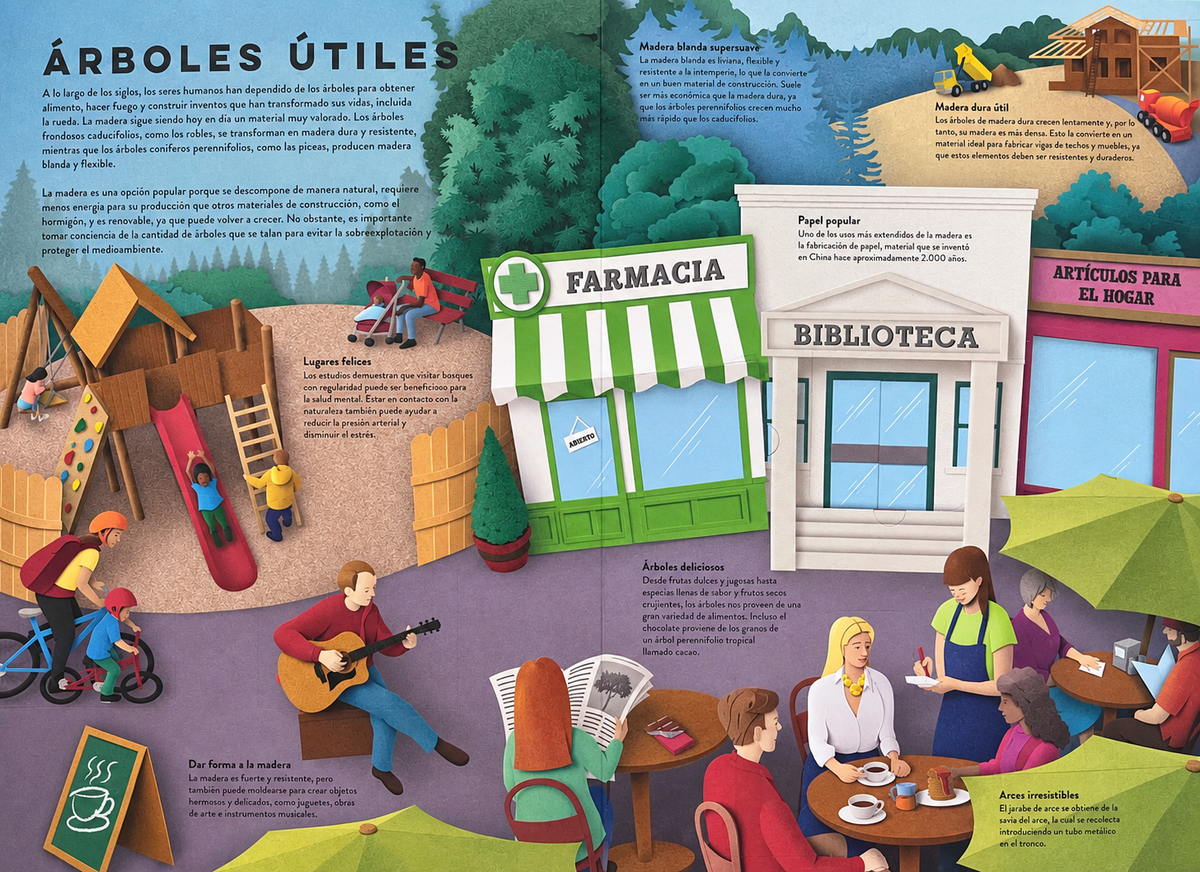 Árboles. Un mundo de papel