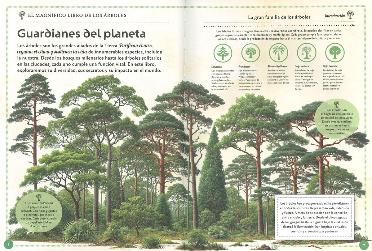 El magnífico libro de los árboles