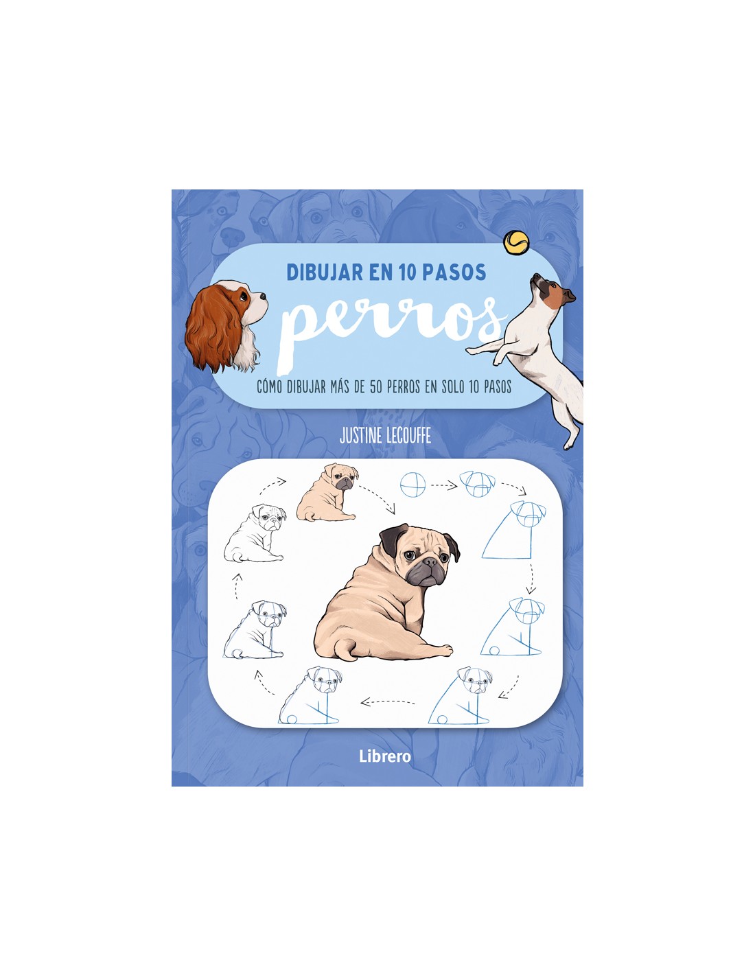 Página de dibujo de perros, cómo dibujar perros, aprender a dibujar perros,  páginas de dibujo de animales, perros