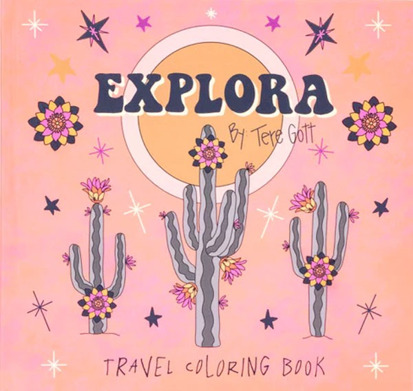 Explora - Travel coloring book