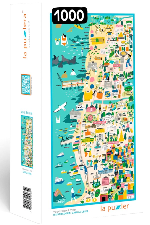 Puzzle mapa Valparaíso/Viña