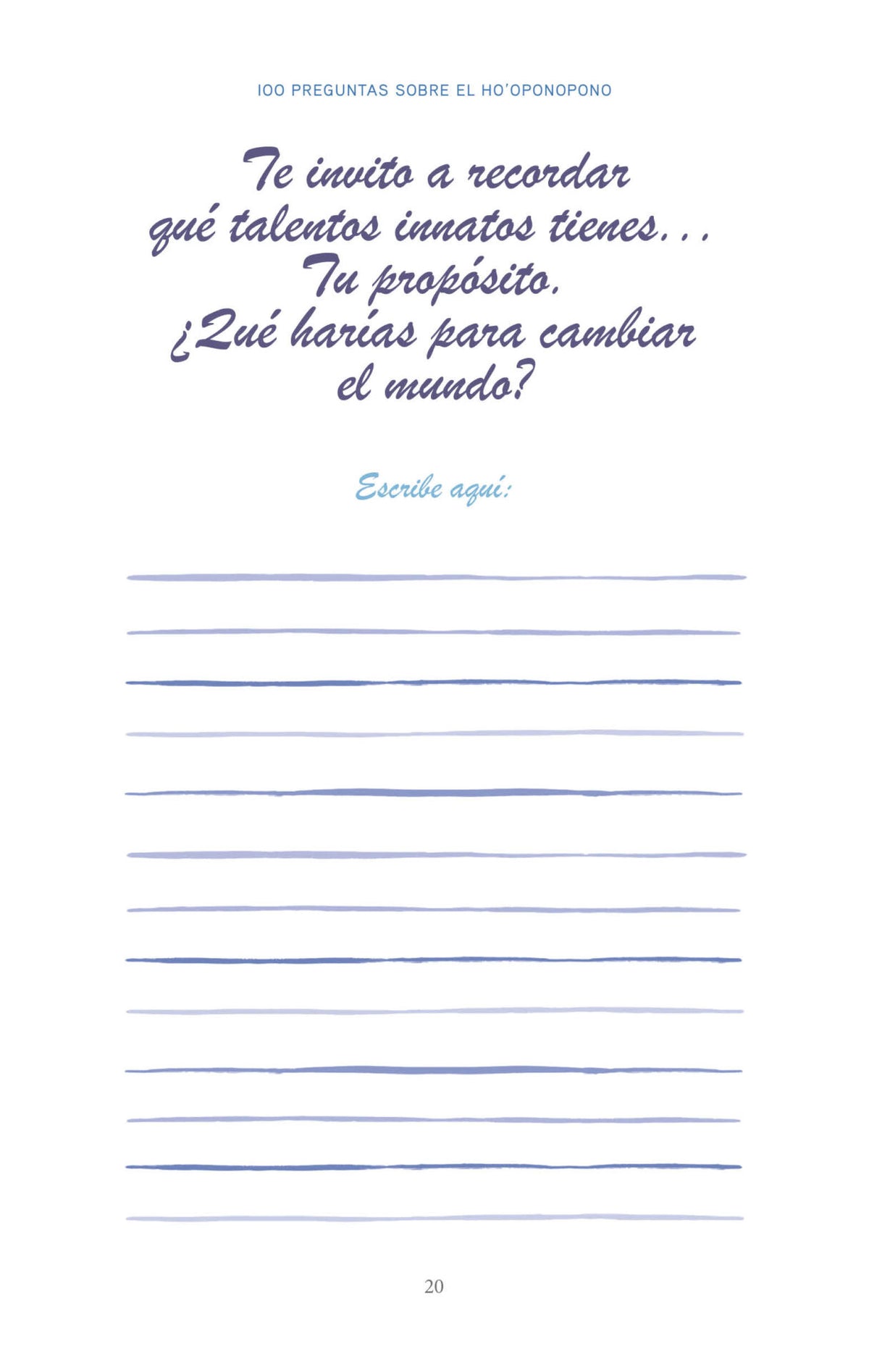 100 PREGUNTAS SOBRE EL HOOPONOPONO