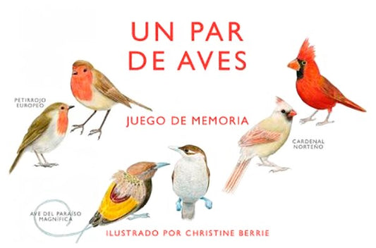 Un par de aves. Juego de memoria