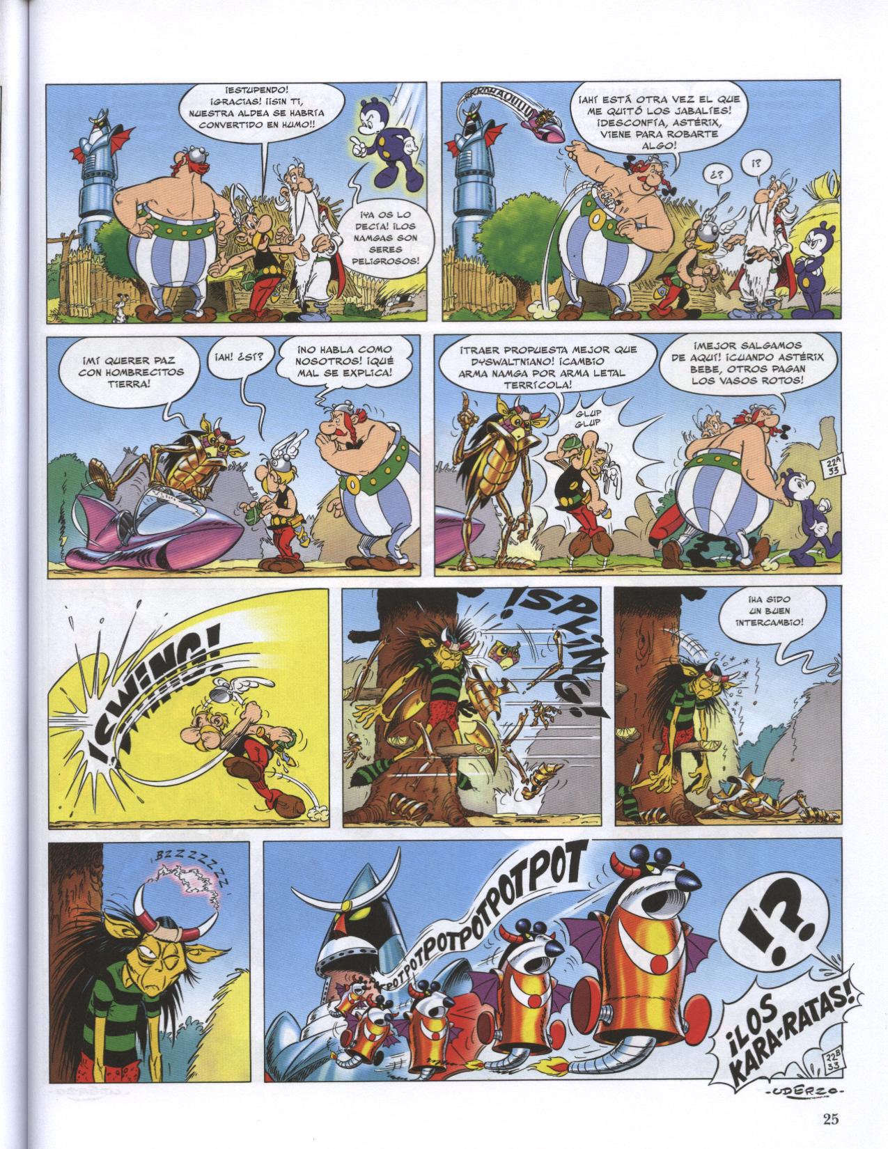 El cielo se cae sobre su cabeza. Asterix 33