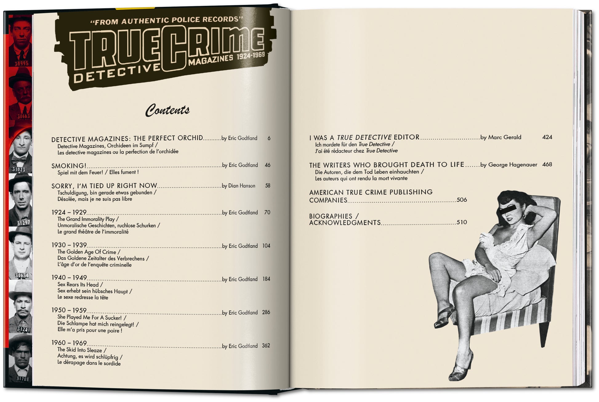 True Crime Detective Magazines. 1924–1969. 45th Ed.
