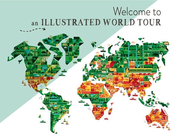 Welcome to an illustrated world tour