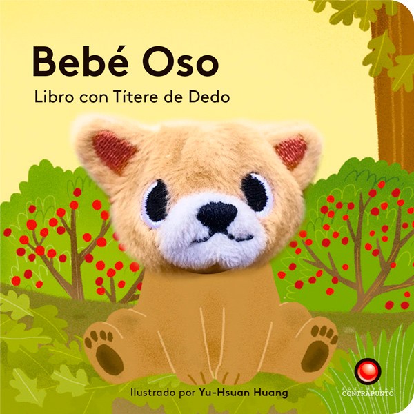 Libro con títere de dedo. Bebé Oso