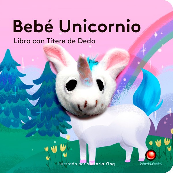 Libro con títere de dedo. Bebé Unicornio