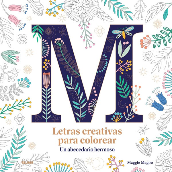 Letras creativas para colorear