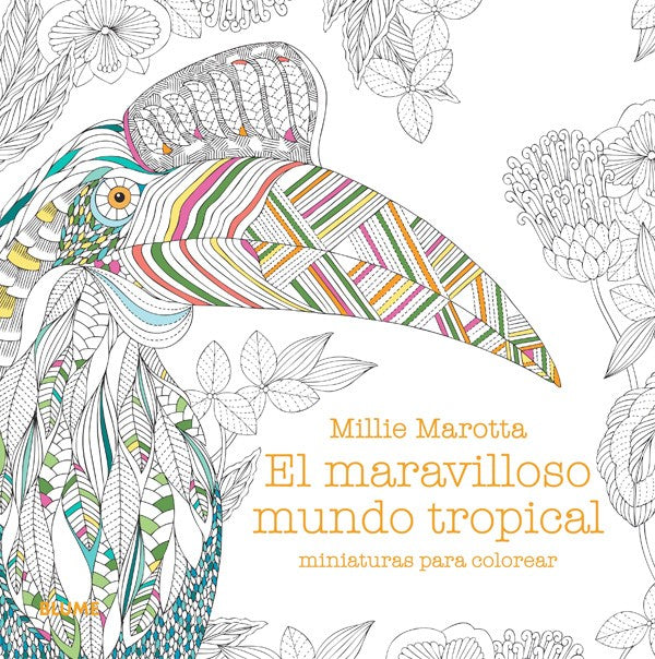 El maravilloso mundo tropical Miniaturas para colorear