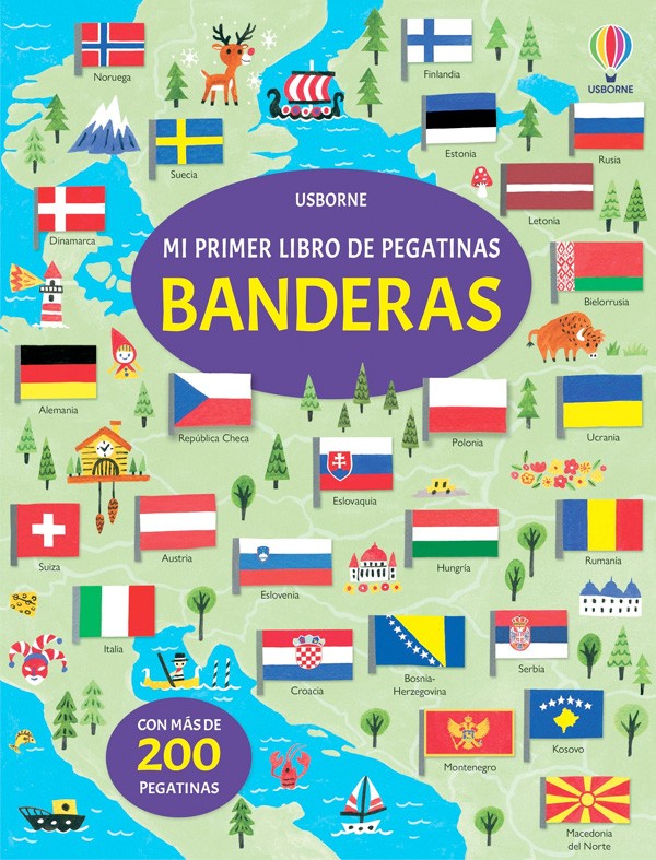 Banderas. Mi primer libro de pegatinas