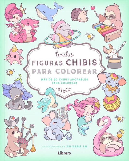 Lindas figuras Chibis para colorear