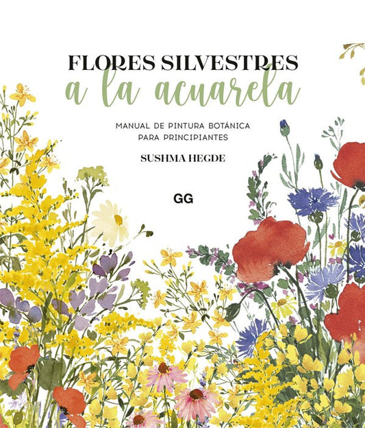 Flores silvestres a la acuarela