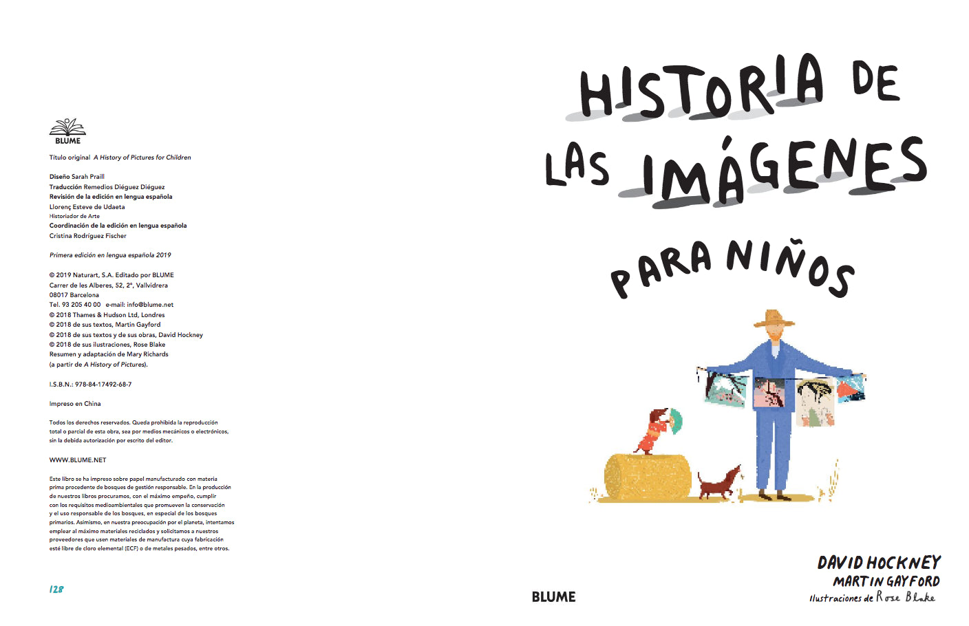 Historia de las imágenes para niños