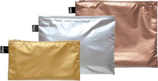 Estuches Metallic. Gold, Silver, Rose Gold