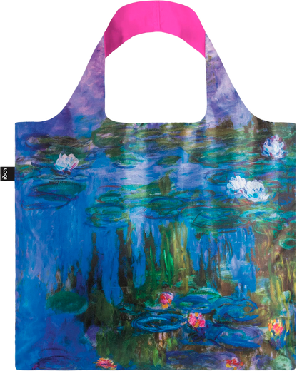 Bolsa Monet. Water Lillies Neon Pink