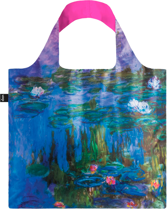 Bolsa Monet. Water Lillies Neon Pink