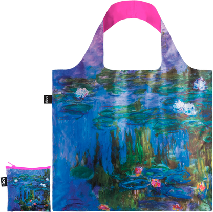 Bolsa Monet. Water Lillies Neon Pink