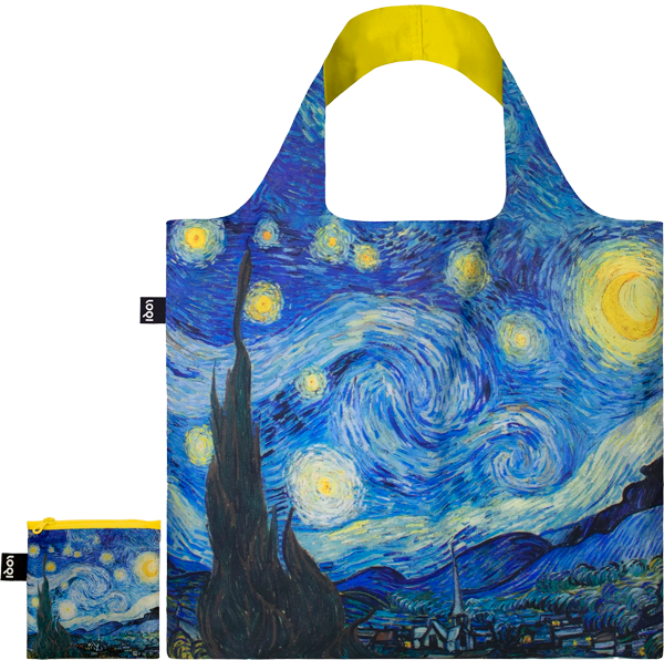 Bolsa Van Gogh. Starry Night Neon Yellow