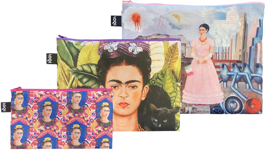Estuches Frida Kahlo. Self Portrait