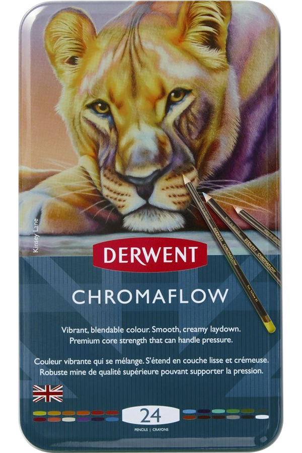 Lápices de Colores Derwent Chromaflow Set 24