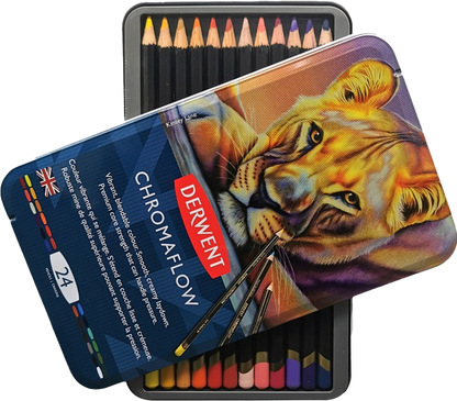 Lápices de Colores Derwent Chromaflow Set 24