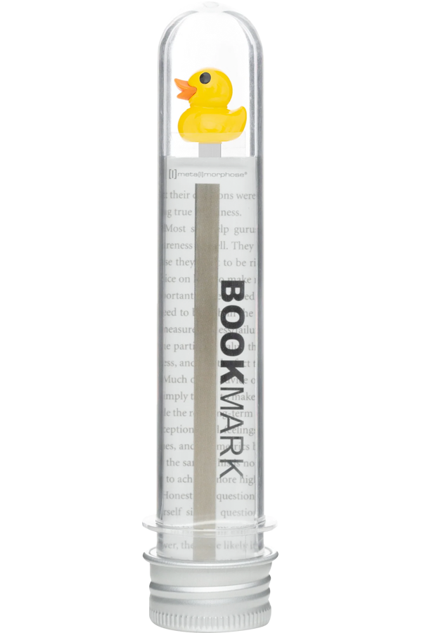 Marcapaginas Pato amarillo Metalmorphose