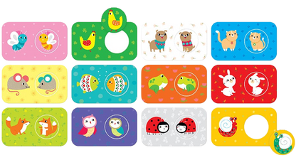 Puzzle de encaje: Amigos (24 piezas, 12 puzzles) 15m+