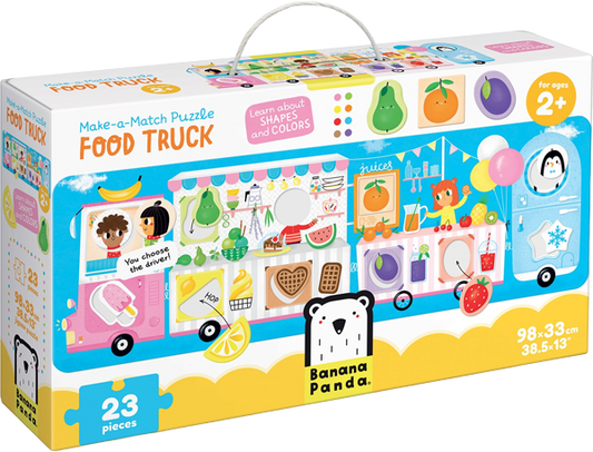 Puzzle arma y combina: Food truck (23 piezas) 2+