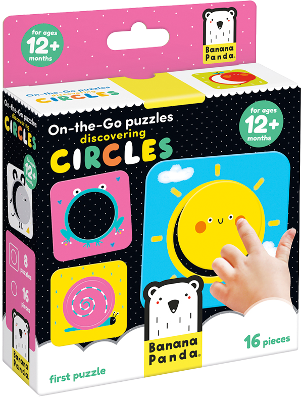 Puzzle Discovering Circles (16 piezas, 8 puzzles) 1+