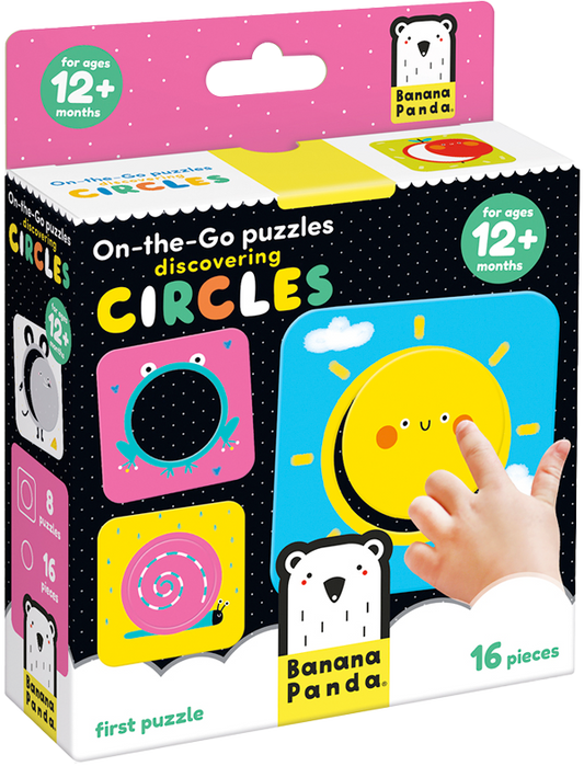 Puzzle Discovering Circles (16 piezas, 8 puzzles) 1+