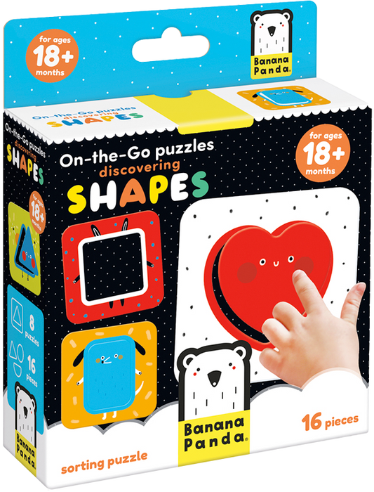 Puzzle Discovering Shapes (16 piezas, 8 puzzles) 18M+