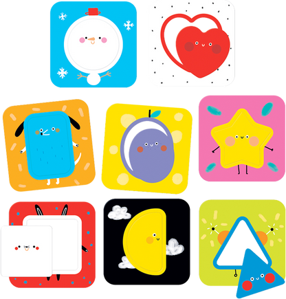 Puzzle Discovering Shapes (16 piezas, 8 puzzles) 18M+