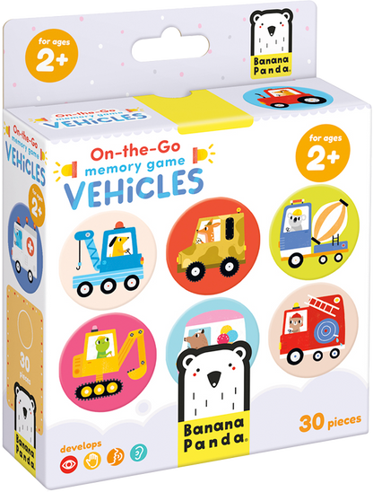 Juego de memoria Vehicles (15 pares) 2+