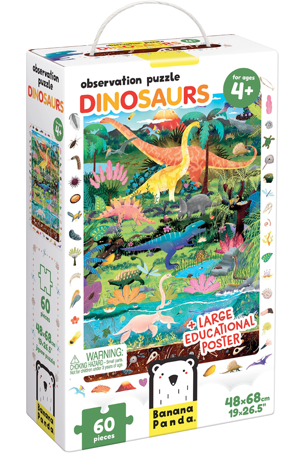 Puzzle Observation Dinosaurs (60 piezas) 4+